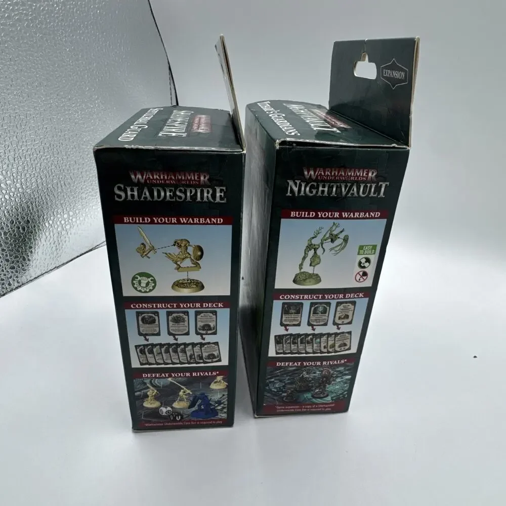 Warhammer Underworlds Lot Nightvault Core Set + 4 Warbands Shadespire